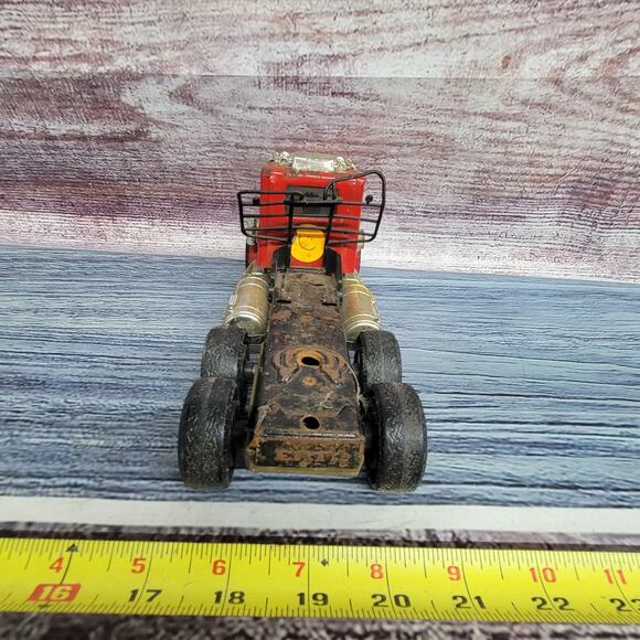 Nylint Pressed Steel muscle machine cabover semi no sound parts/repair red - Picture 10 of 12